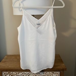 White lace tank